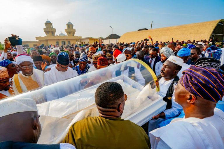 Burial of Oba Sikiru Adetona, the Awujale of Ijebuland
