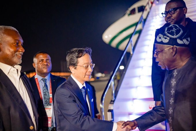 President Tinubu in Tokyo Japan for the 9th Tokyo International Conference