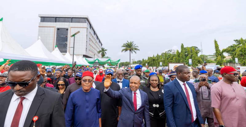 “We convert dormant assets into productive assets” Gov Mbah Iterates  as he unveils rehabilitated Hotel Presidential Enugu.