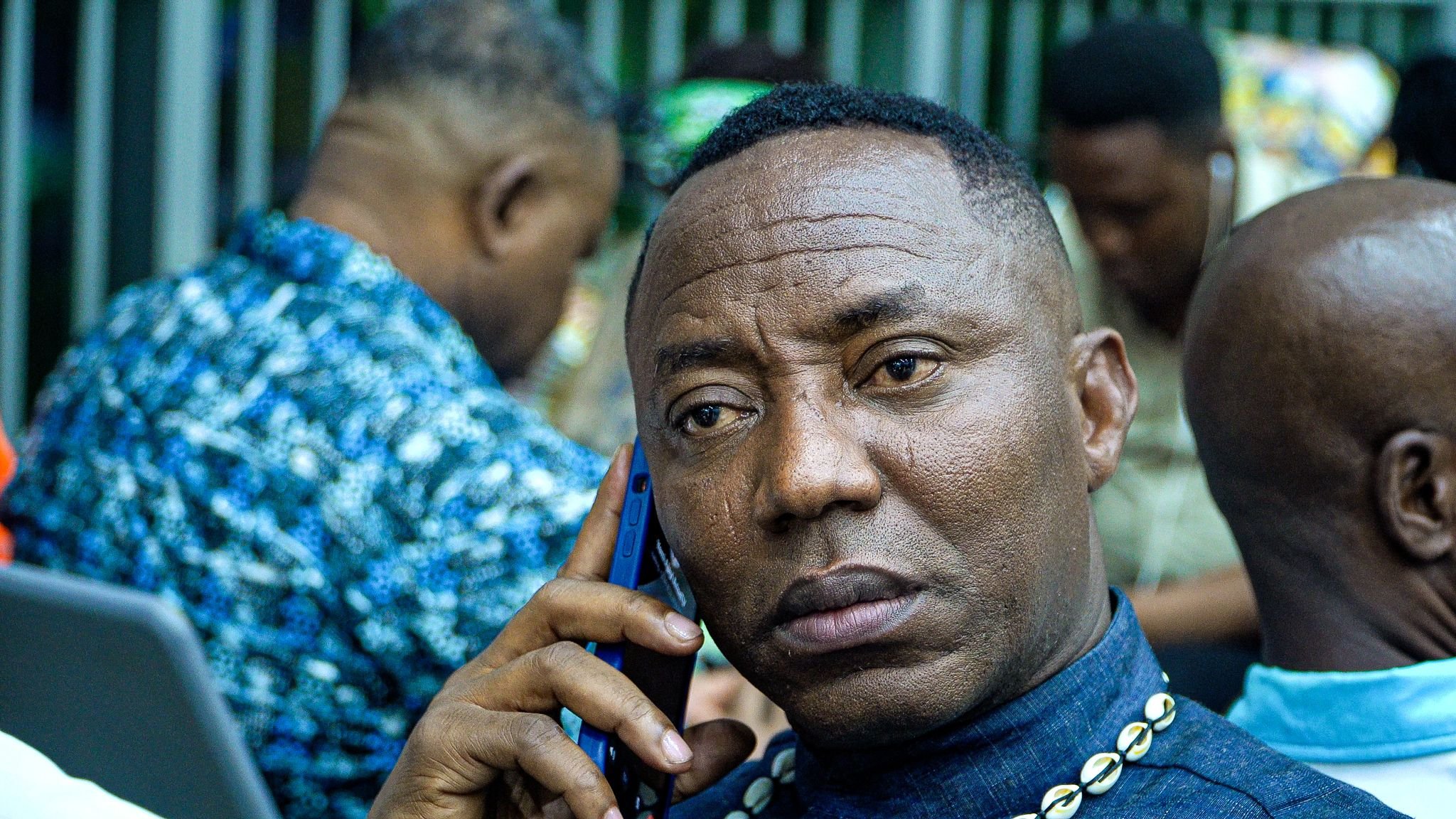 We found nine people in prison, all locked up by the same Ned Nwoko from his village– Omoyele Sowore