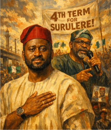 Surulere Pushback: Resistance Mounts as Debate Over Desmond Elliot’s Fourth-Term Bid Deepens.